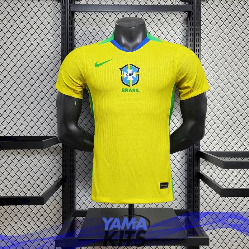 MAILLOT BRÉSIL DOMICILE "Jaune" 2025/2026 Version Player