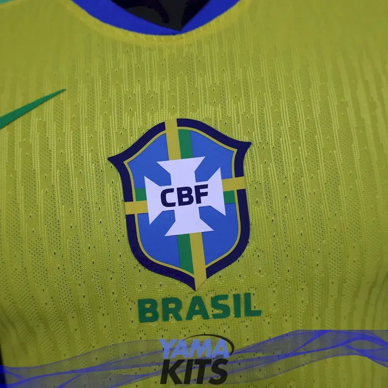MAILLOT BRÉSIL DOMICILE "Jaune" 2025/2026 Version Player