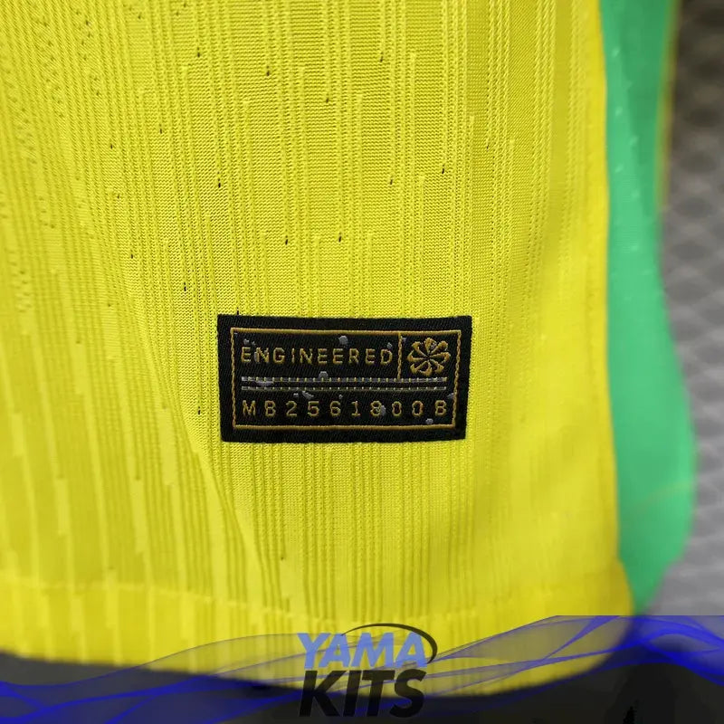 MAILLOT BRÉSIL DOMICILE "Jaune" 2025/2026 Version Player