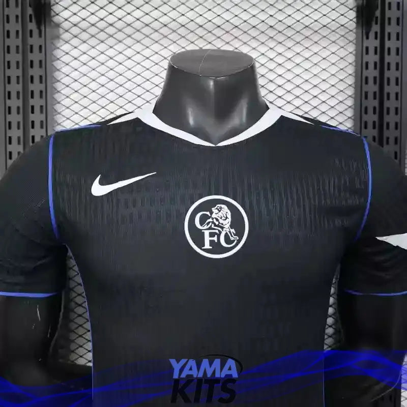MAILLOT CHELSEA CONCEPT "Noir" 2025/2026 Version Player YamaKits Foot