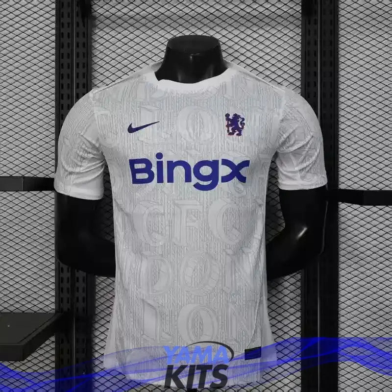 MAILLOT CHELSEA ENTREPRISE "Blanc" 2025/2026 Version Player YamaKits Foot