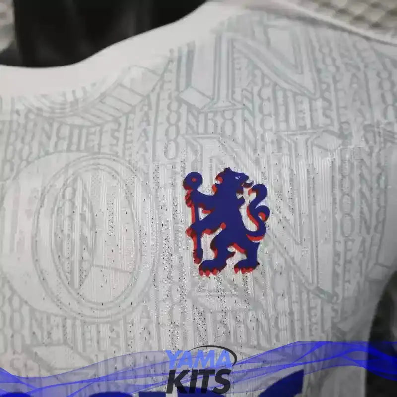MAILLOT CHELSEA ENTREPRISE "Blanc" 2025/2026 Version Player YamaKits Foot