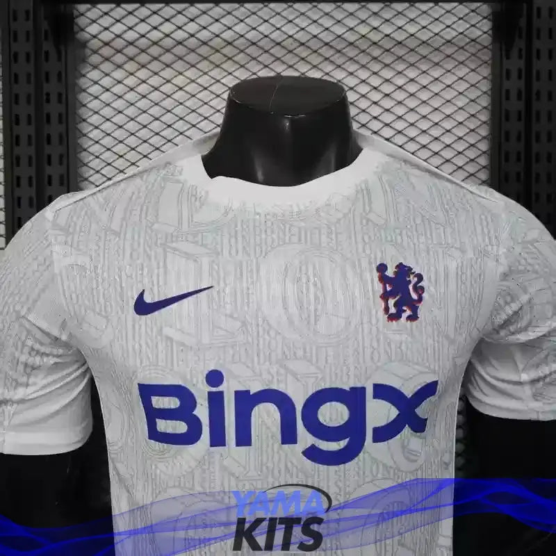 MAILLOT CHELSEA ENTREPRISE "Blanc" 2025/2026 Version Player YamaKits Foot
