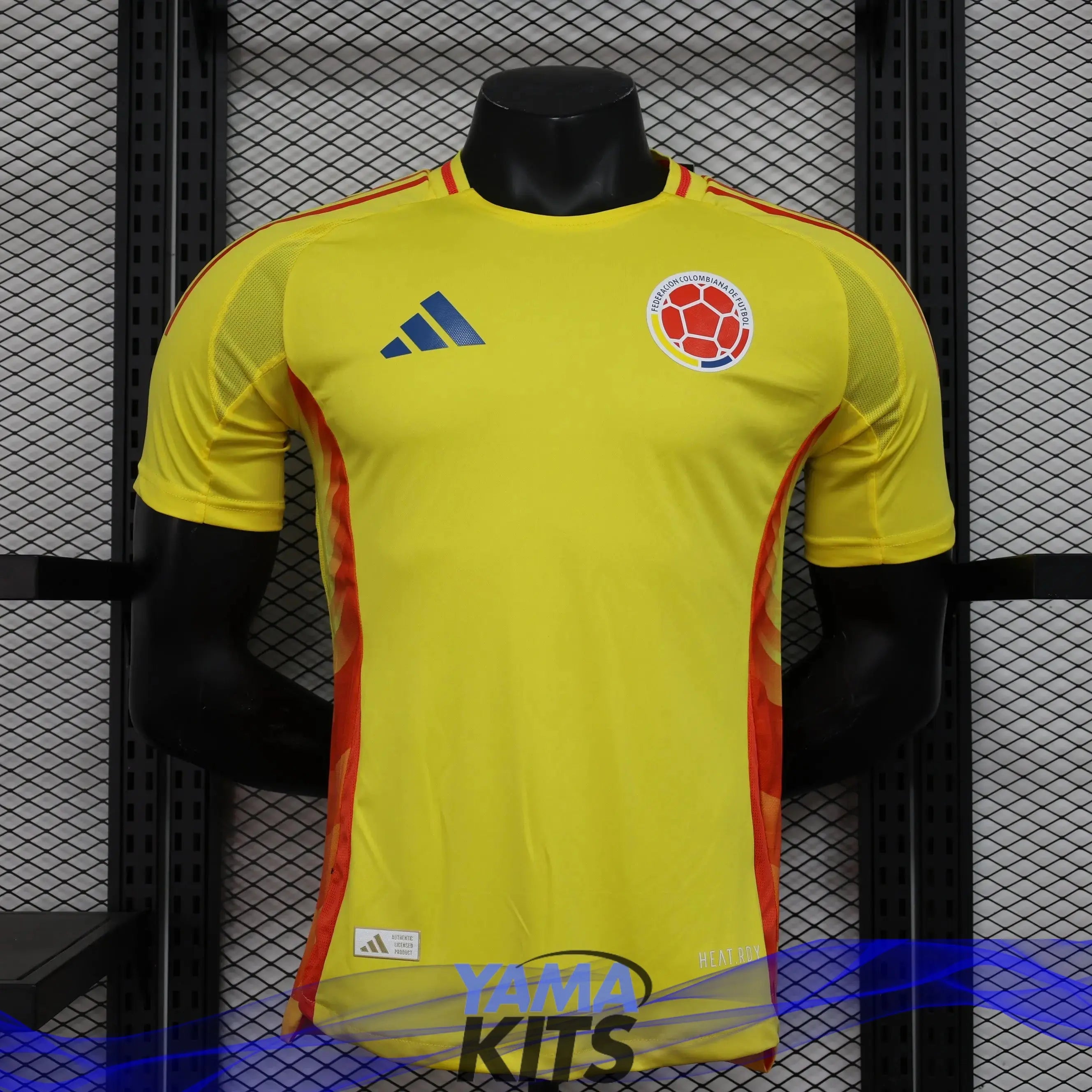 MAILLOT COLOMBIE DOMICILE 2024/2025 Version Player YamaKits Foot