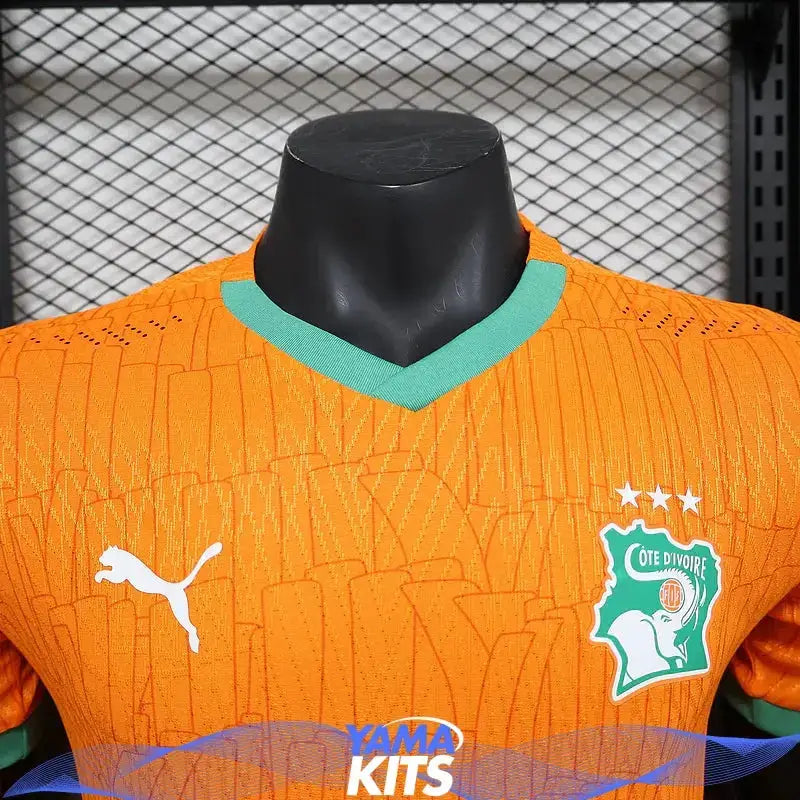 MAILLOT COTE D'IVOIRE DOMICILE 2025/2026 Version Player YamaKits Foot