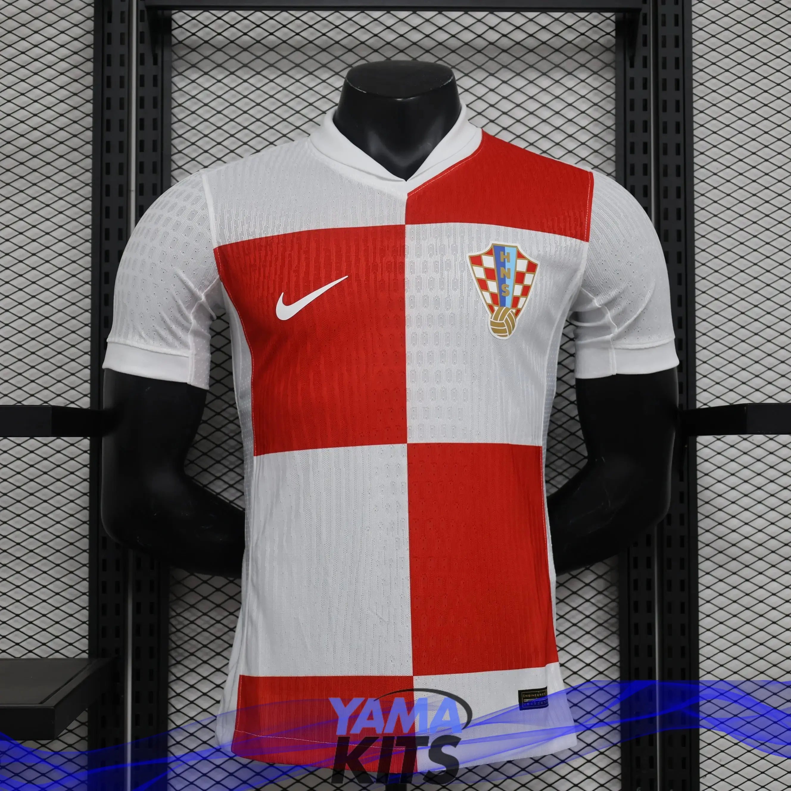 MAILLOT CROATIE DOMICILE 2024/2025 Version Player YamaKits Foot