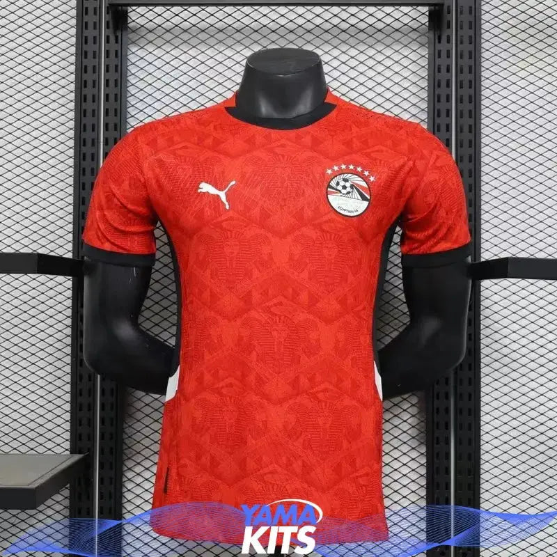 MAILLOT EGYPTE DOMICILE "Rouge" 2025/2026 Version Player YamaKits Foot