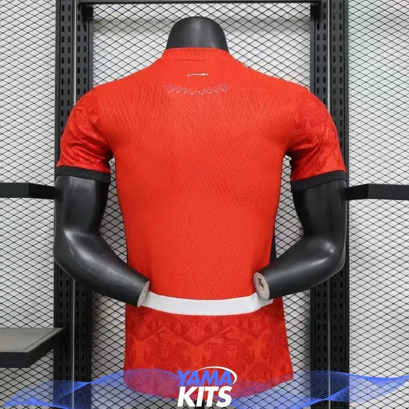 MAILLOT EGYPTE DOMICILE "Rouge" 2025/2026 Version Player YamaKits Foot