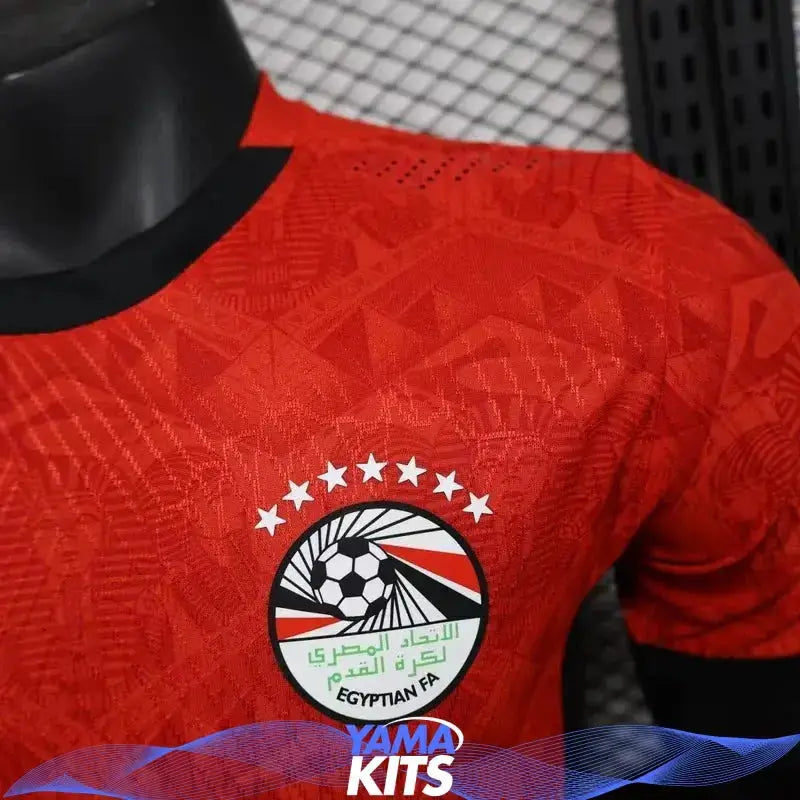 MAILLOT EGYPTE DOMICILE "Rouge" 2025/2026 Version Player YamaKits Foot