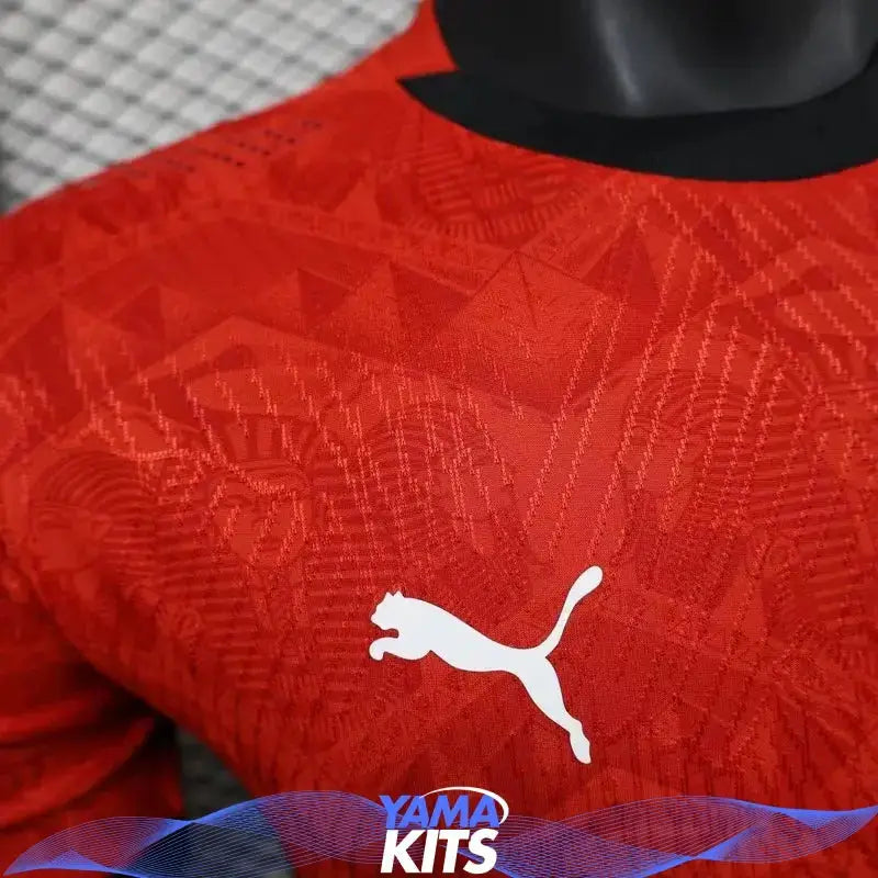 MAILLOT EGYPTE DOMICILE "Rouge" 2025/2026 Version Player YamaKits Foot