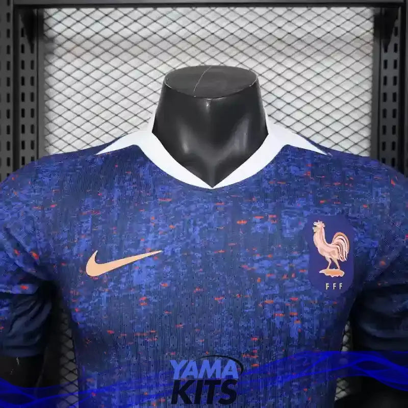 MAILLOT FRANCE DOMICILE "Bleu" 2025/2026 Version Player YamaKits Foot