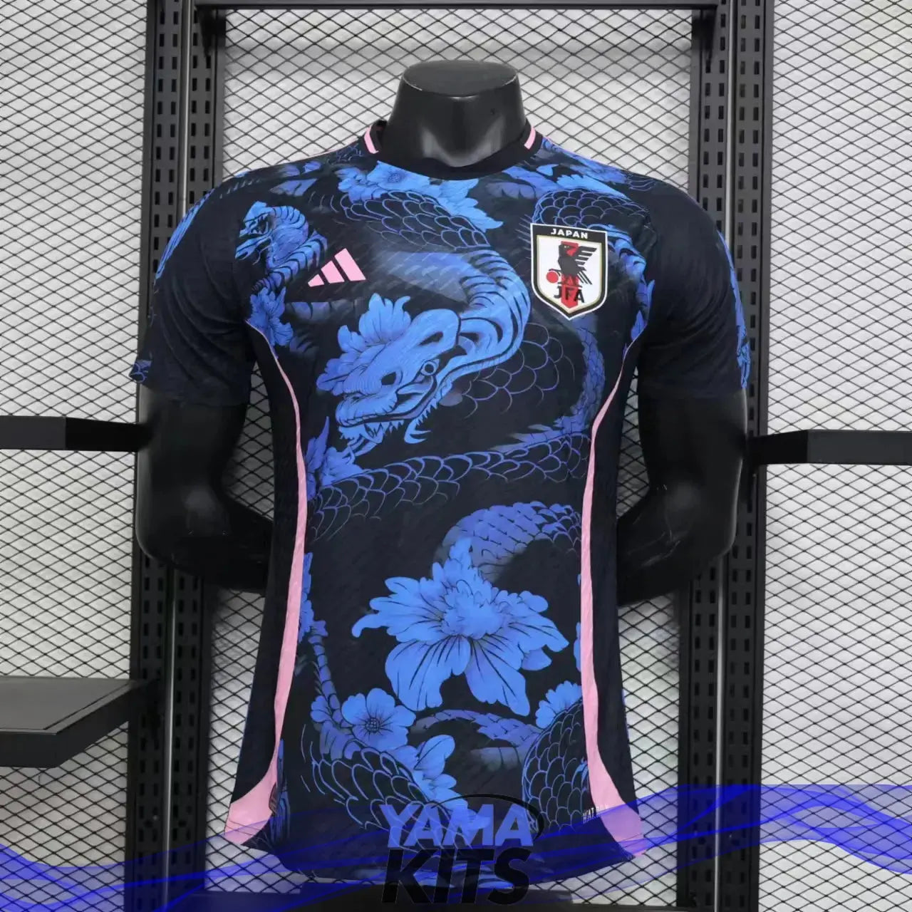 MAILLOT JAPON EDITION DRAGON BLEU 2024/2025 YamaKits Foot