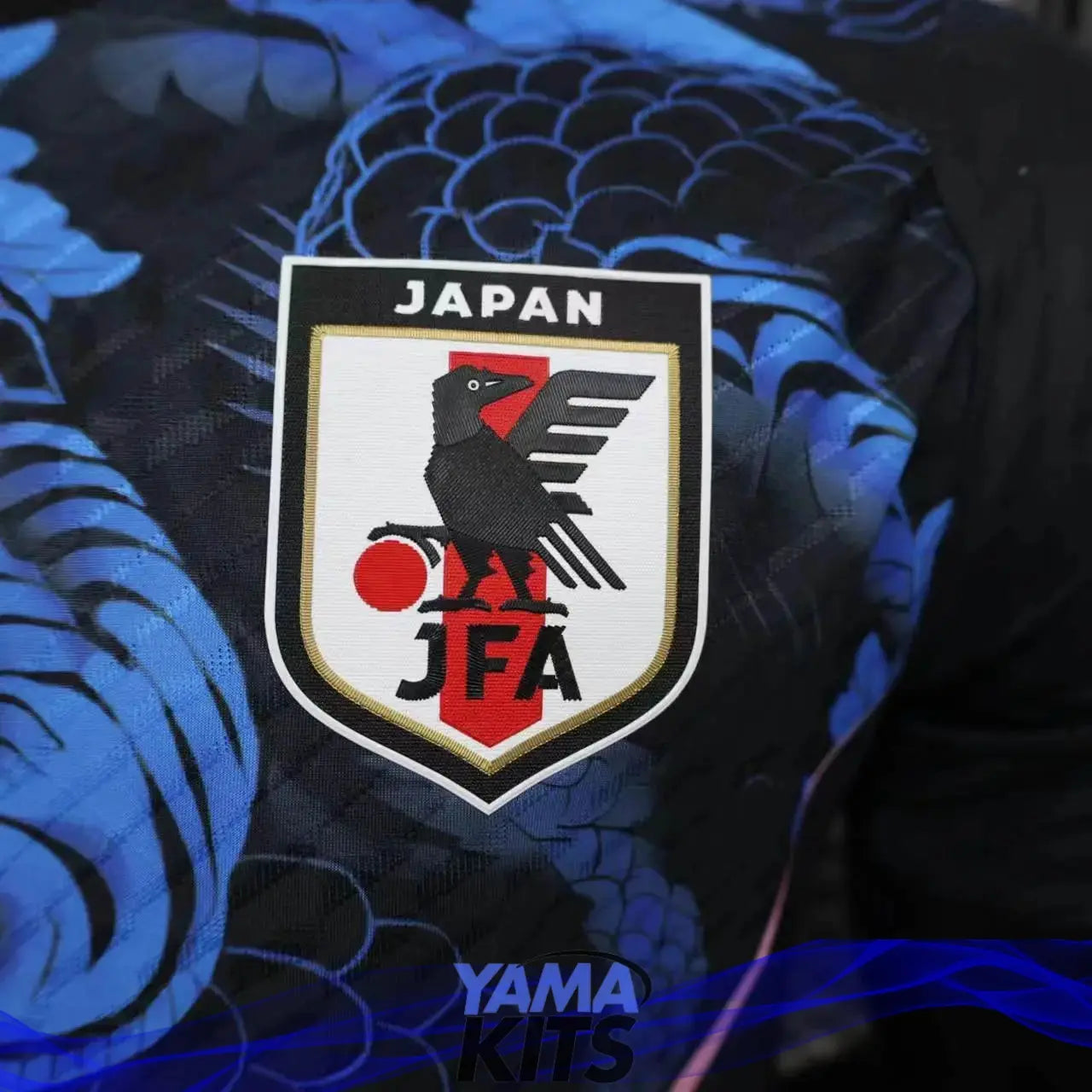 MAILLOT JAPON EDITION DRAGON BLEU 2024/2025 YamaKits Foot