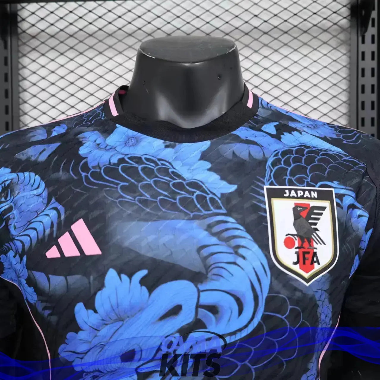 MAILLOT JAPON EDITION DRAGON BLEU 2024/2025 YamaKits Foot