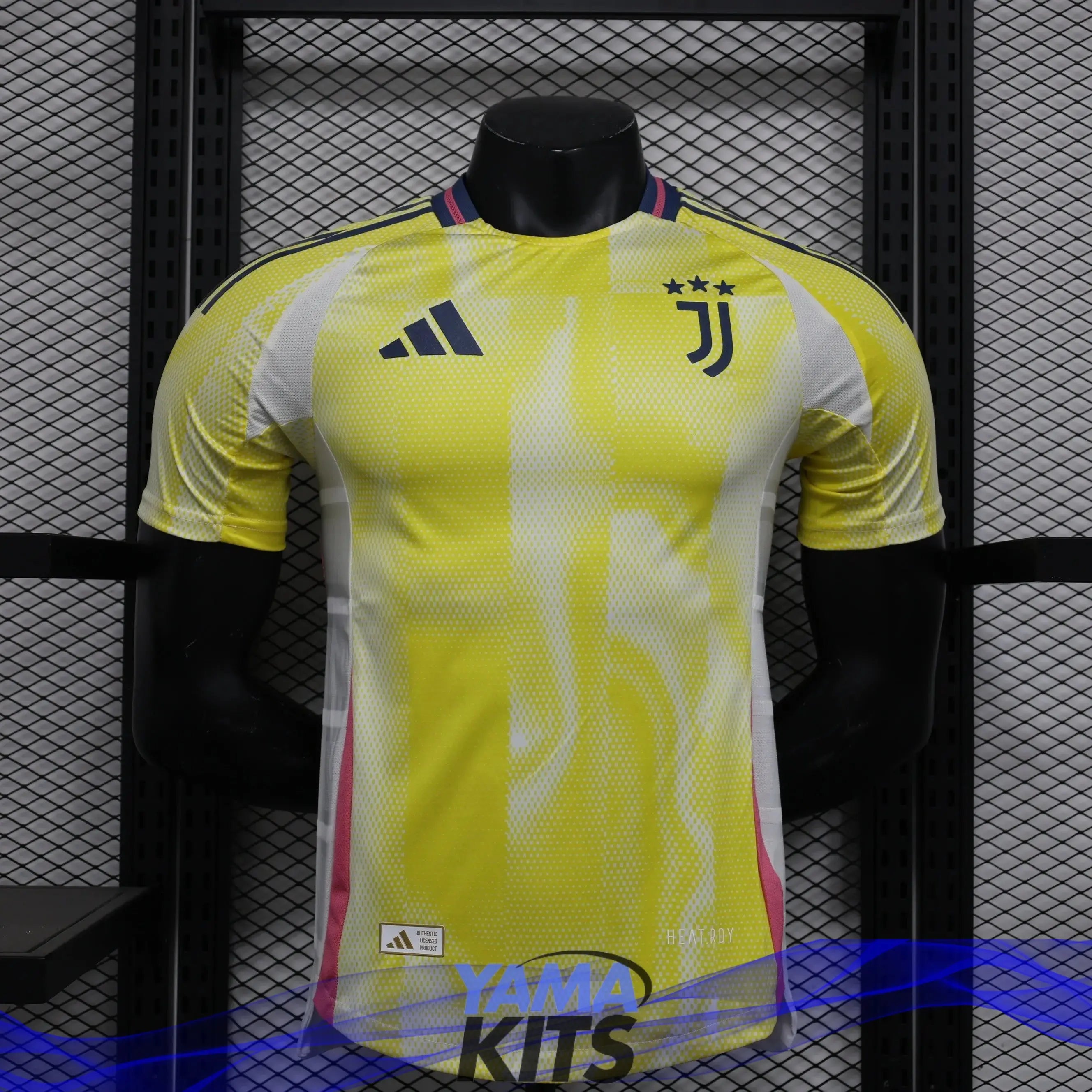 MAILLOT JUVENTUS EXTERIEUR "Jaune" 2024/2025 Version Player YamaKits Foot