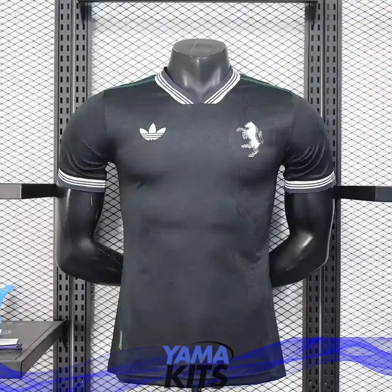 MAILLOT JUVENTUS EXTERIEUR "noir" 2025/2026 YamaKits Foot