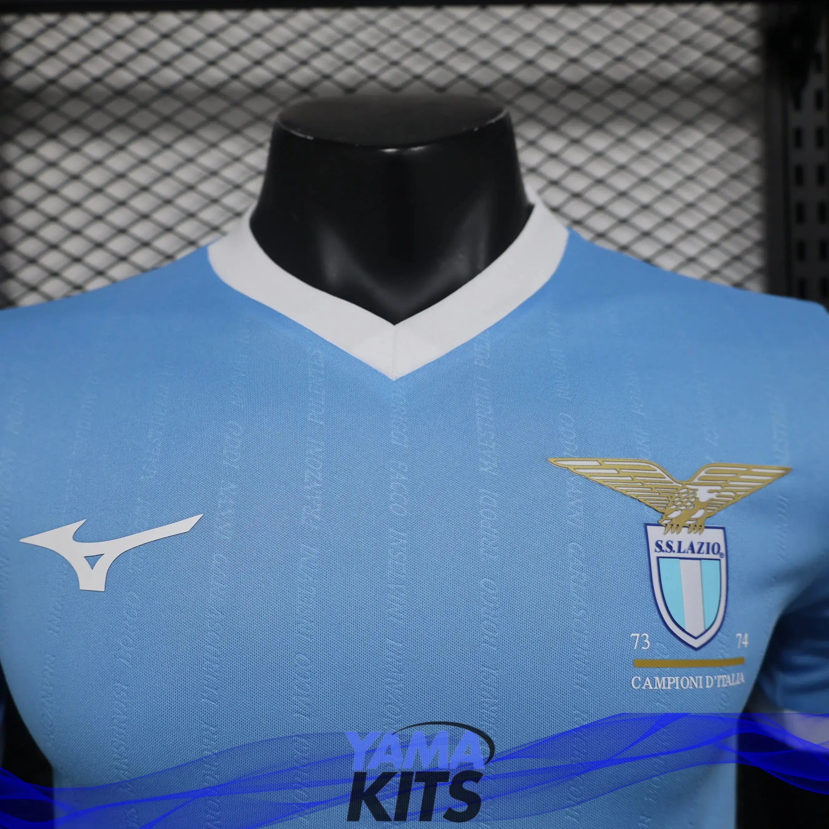 MAILLOT LAZIO DOMICILE "Bleu" 2024/2025 Version Player YamaKits Foot