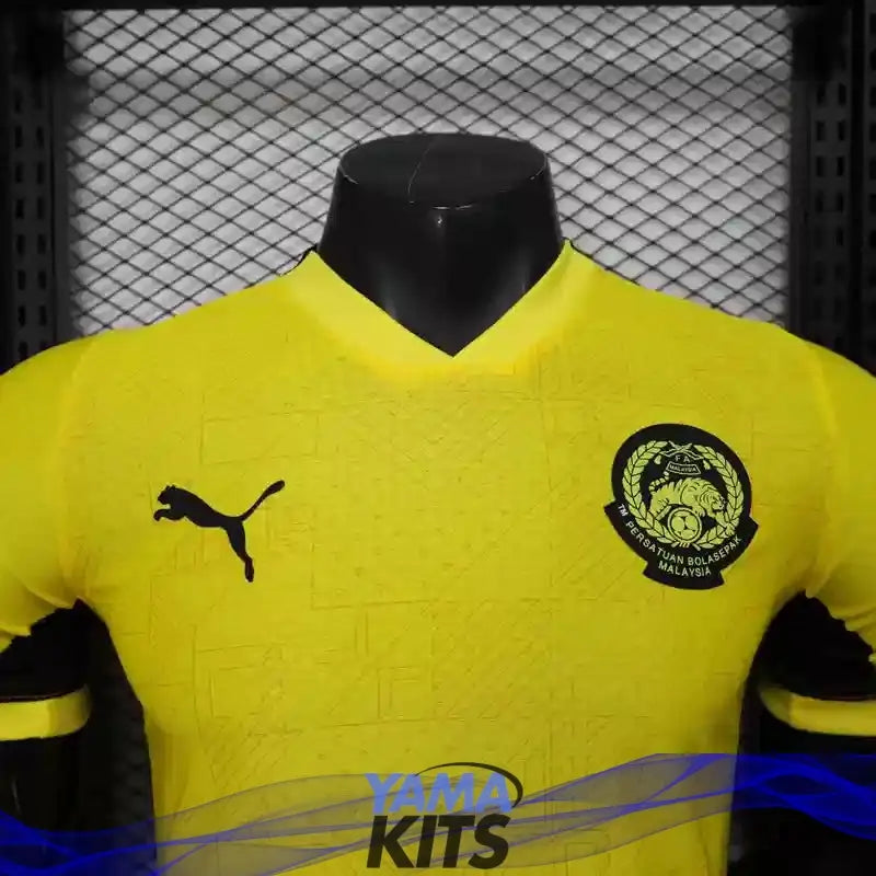 MAILLOT MALAISIE DOMICILE "Jaune" 2025/2026 Version Player YamaKits Foot