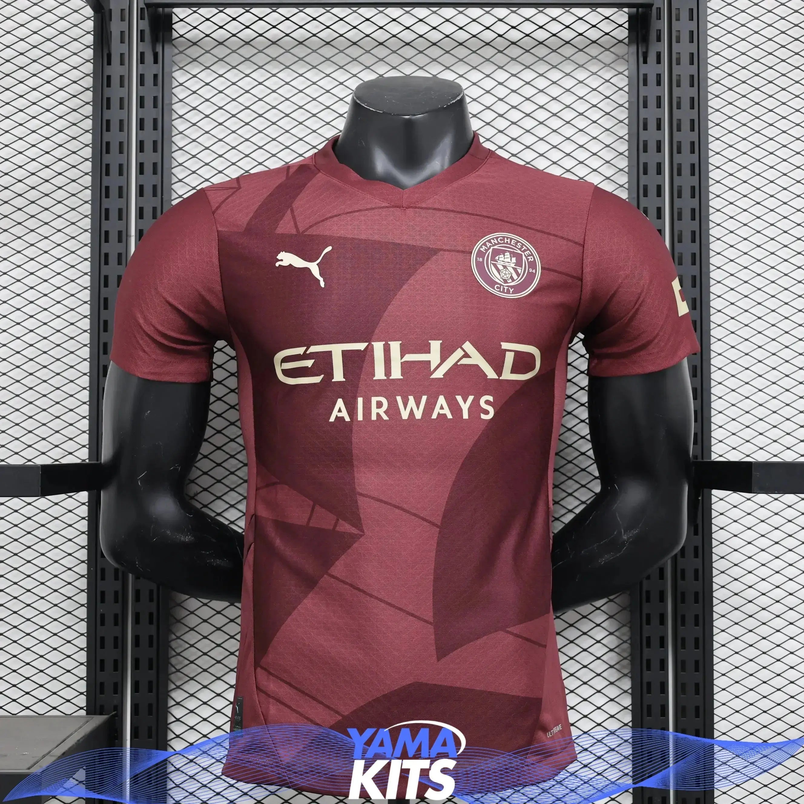 MAILLOT MANCHESTER CITY 2024-2025 Version Player YamaKits Foot
