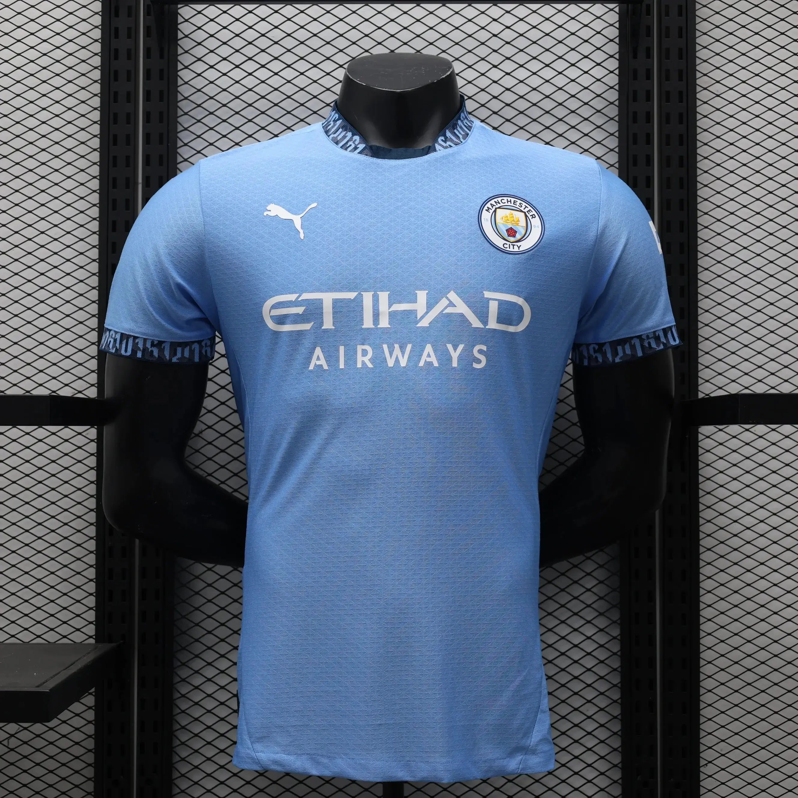 MAILLOT MANCHESTER CITY DOMICILE 2024/2025 Version Player YamaKits Foot