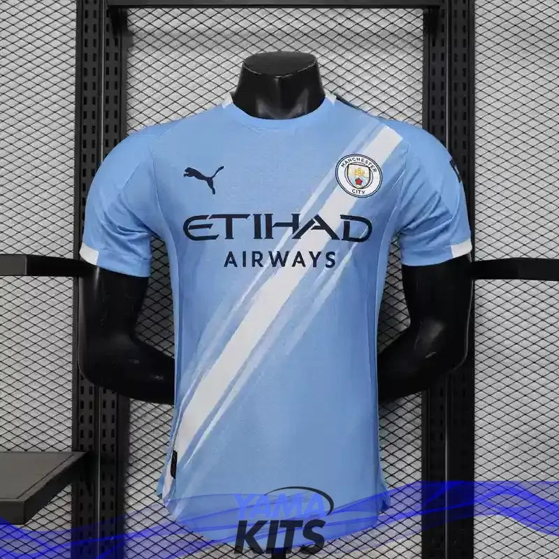 MAILLOT MANCHESTER CITY DOMICILE 2025/2026 Version Player YamaKits Foot