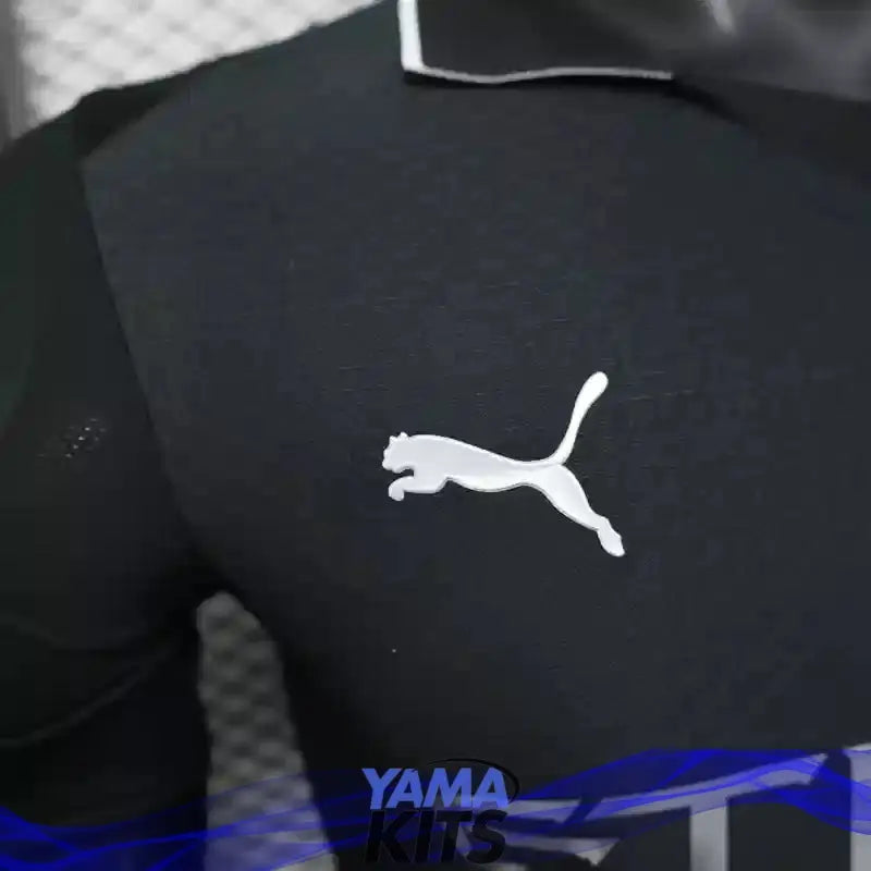 MAILLOT MANCHESTER CITY "noir" 2025/2026 Version Player YamaKits Foot