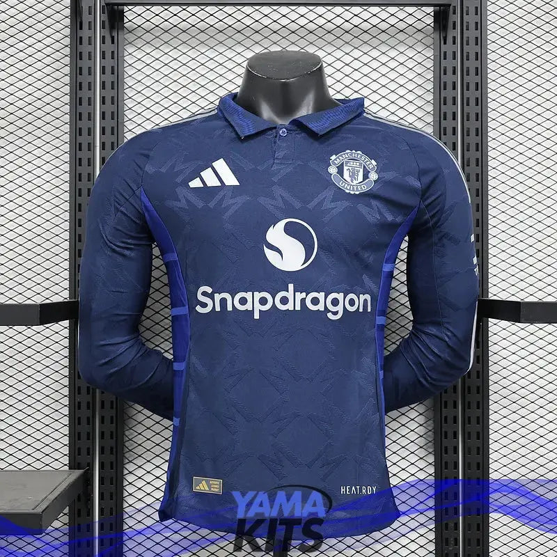 MAILLOT MANCHESTER UNITED EXTERIEUR 2024/2025 VERSION MANCHES LONGUES YamaKits Foot