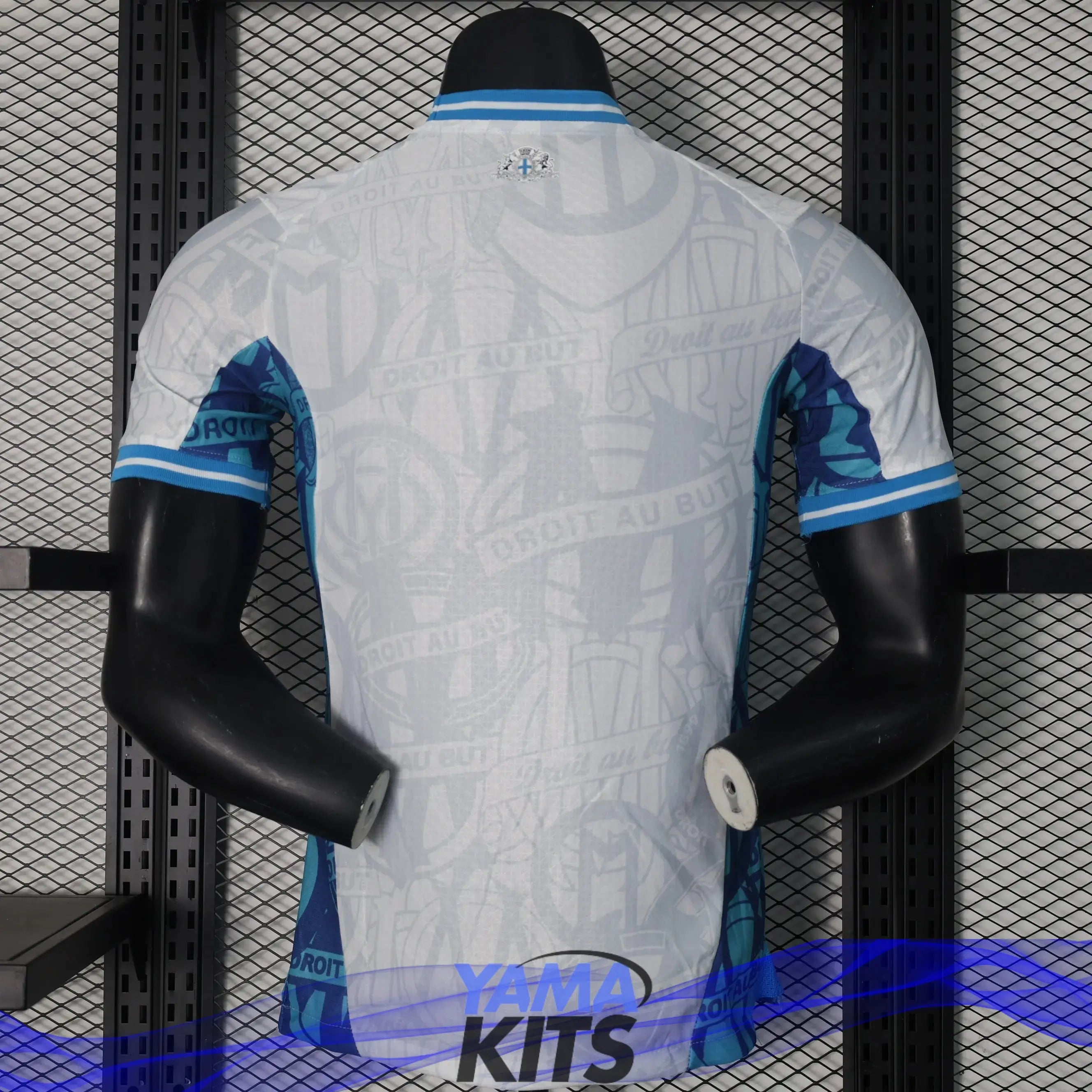 MAILLOT MARSEILLE CONCEPT "Blanc" 2024/2025 Version Player YamaKits Foot