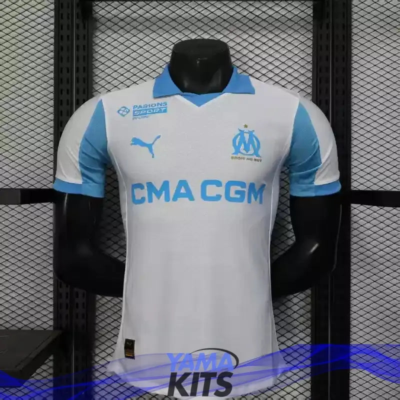 MAILLOT MARSEILLE DOMICILE 2025/2026 Version Player YamaKits Foot