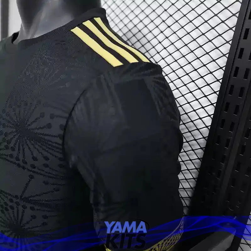 MAILLOT MEXIQUE "Gold, Noir"  2025/2206 Version Player YamaKits Foot