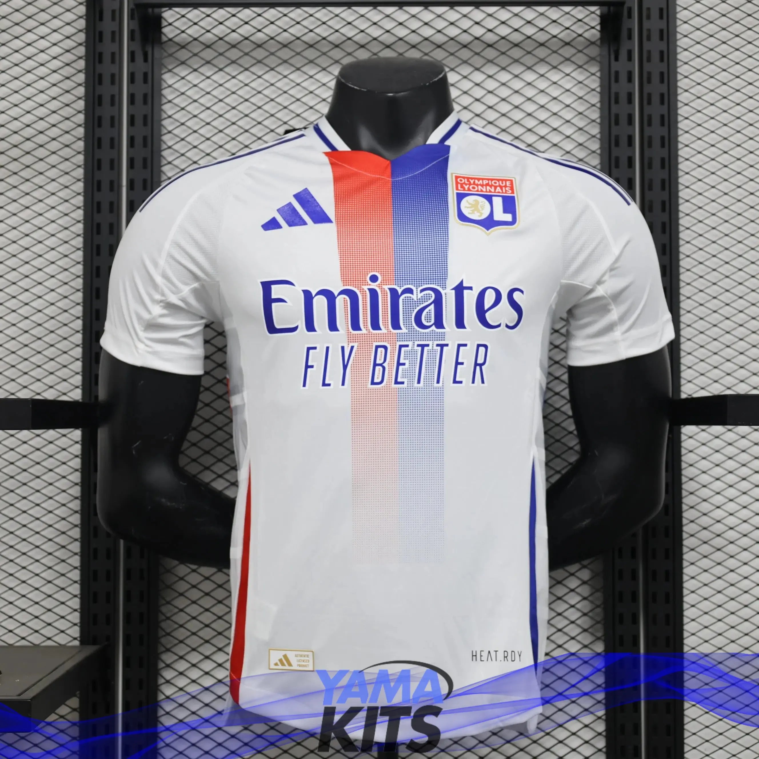 MAILLOT OLYMPIQUE LYONNAIS DOMICILE 2024/2025 YamaKits Foot