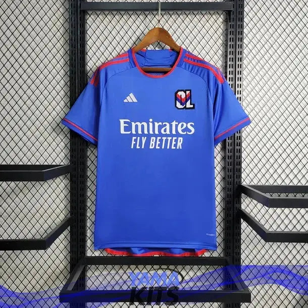 MAILLOT OLYMPIQUE LYONNAIS EXTERIEUR 2023/2024 YamaKits Foot