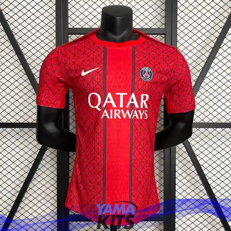 MAILLOT PARIS SG CONCEPT "rouge" 2025/2026 Version Player YamaKits Foot