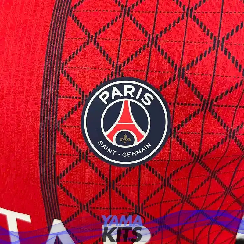 MAILLOT PARIS SG CONCEPT "rouge" 2025/2026 Version Player YamaKits Foot