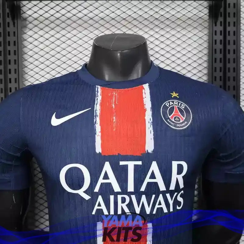 MAILLOT PARIS SG DOMICILE "étoile" 2024/2025 Version Player YamaKits Foot