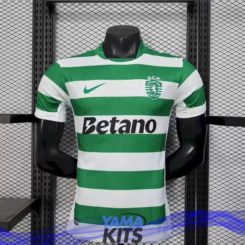 MAILLOT SPORTING LISBONNE DOMICILE 2025/2026 Version Player YamaKits Foot