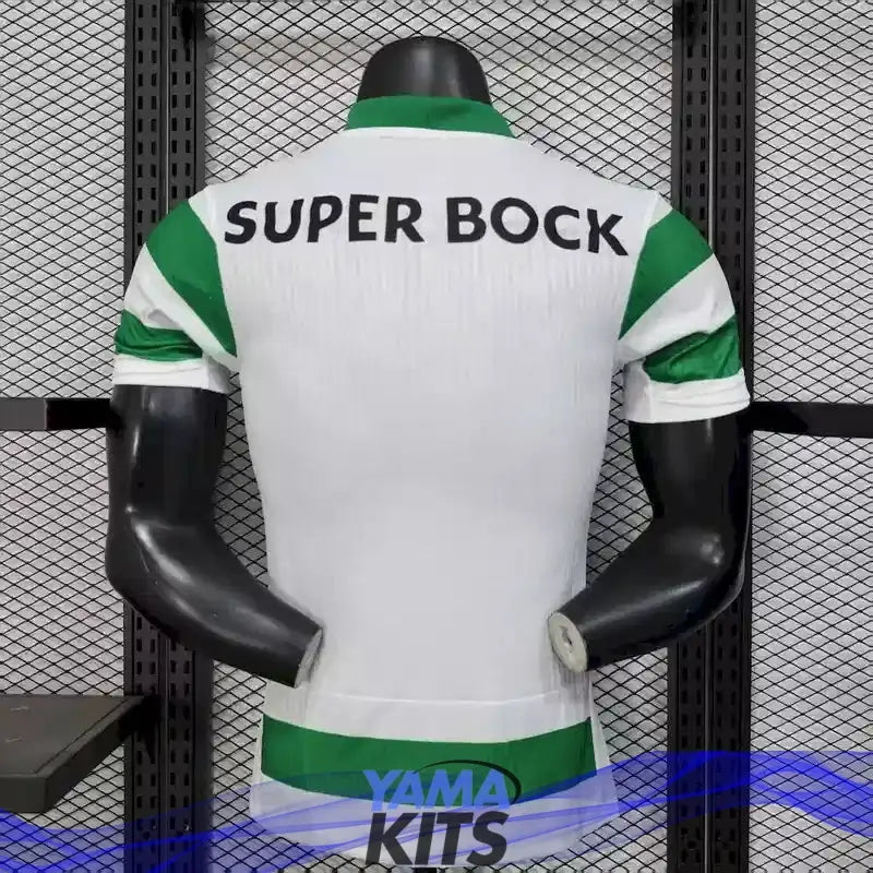 MAILLOT SPORTING LISBONNE DOMICILE 2025/2026 Version Player YamaKits Foot