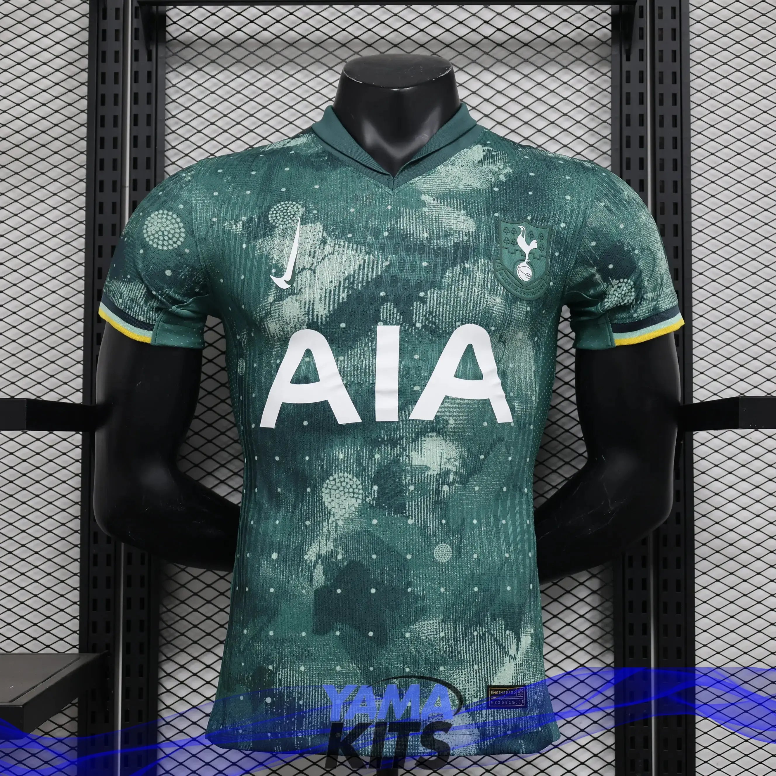 MAILLOT TOTTENHAM HOTSPUR THIRD  "Vert" 2024/2025 Version Player YamaKits Foot