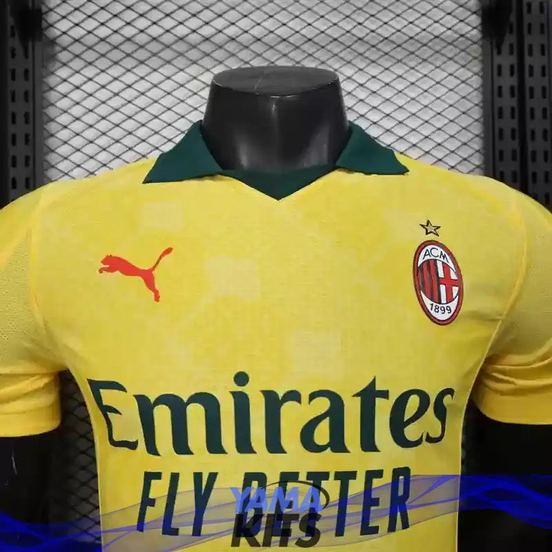 Maillot Ac Milan gardien « Jaune » 2024/2025 Version Player YamaKits Foot5