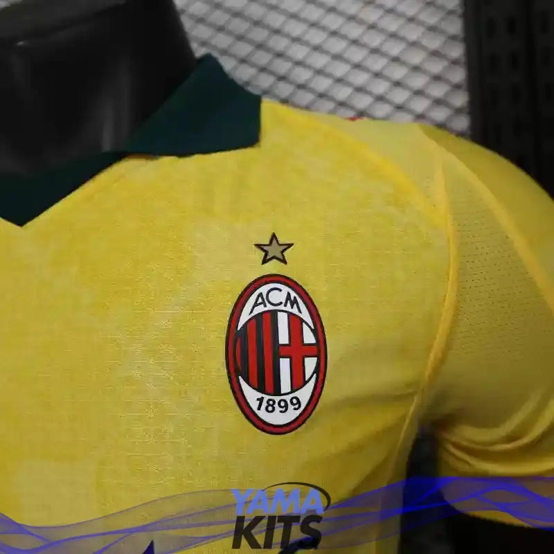 Maillot Ac Milan gardien « Jaune » 2024/2025 Version Player YamaKits Foot5