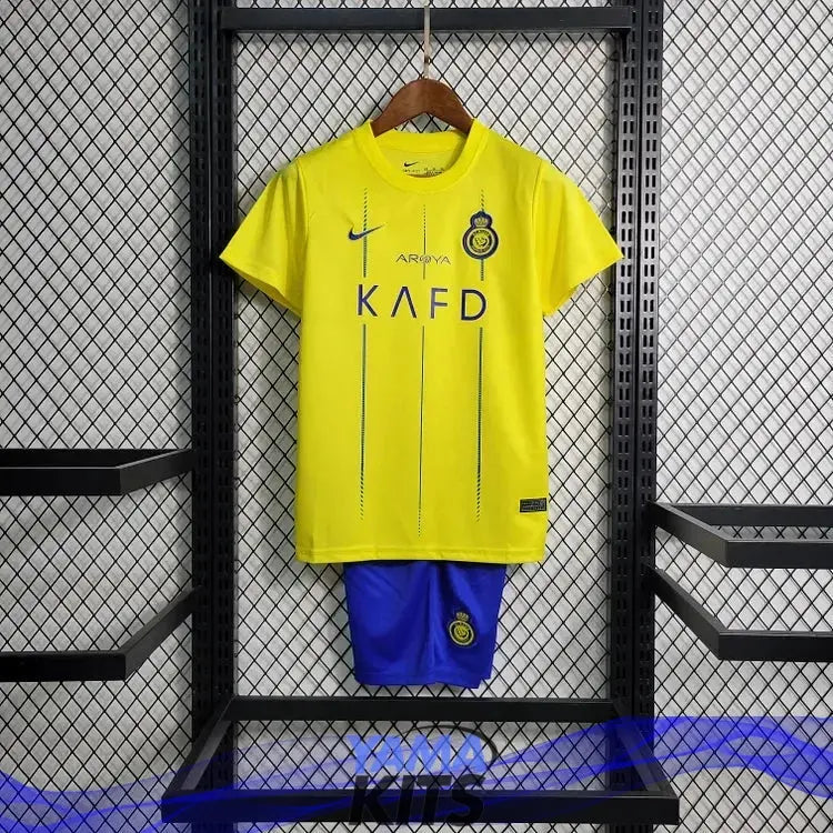 Maillot Al Nassr FC enfant Domicile 2023/2024 YamaKits Foot