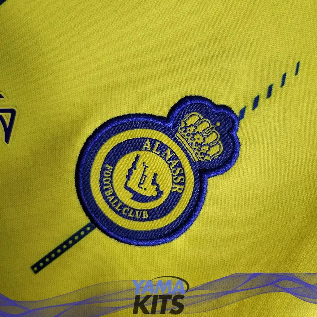 Maillot Al Nassr FC enfant Domicile 2023/2024 YamaKits Foot