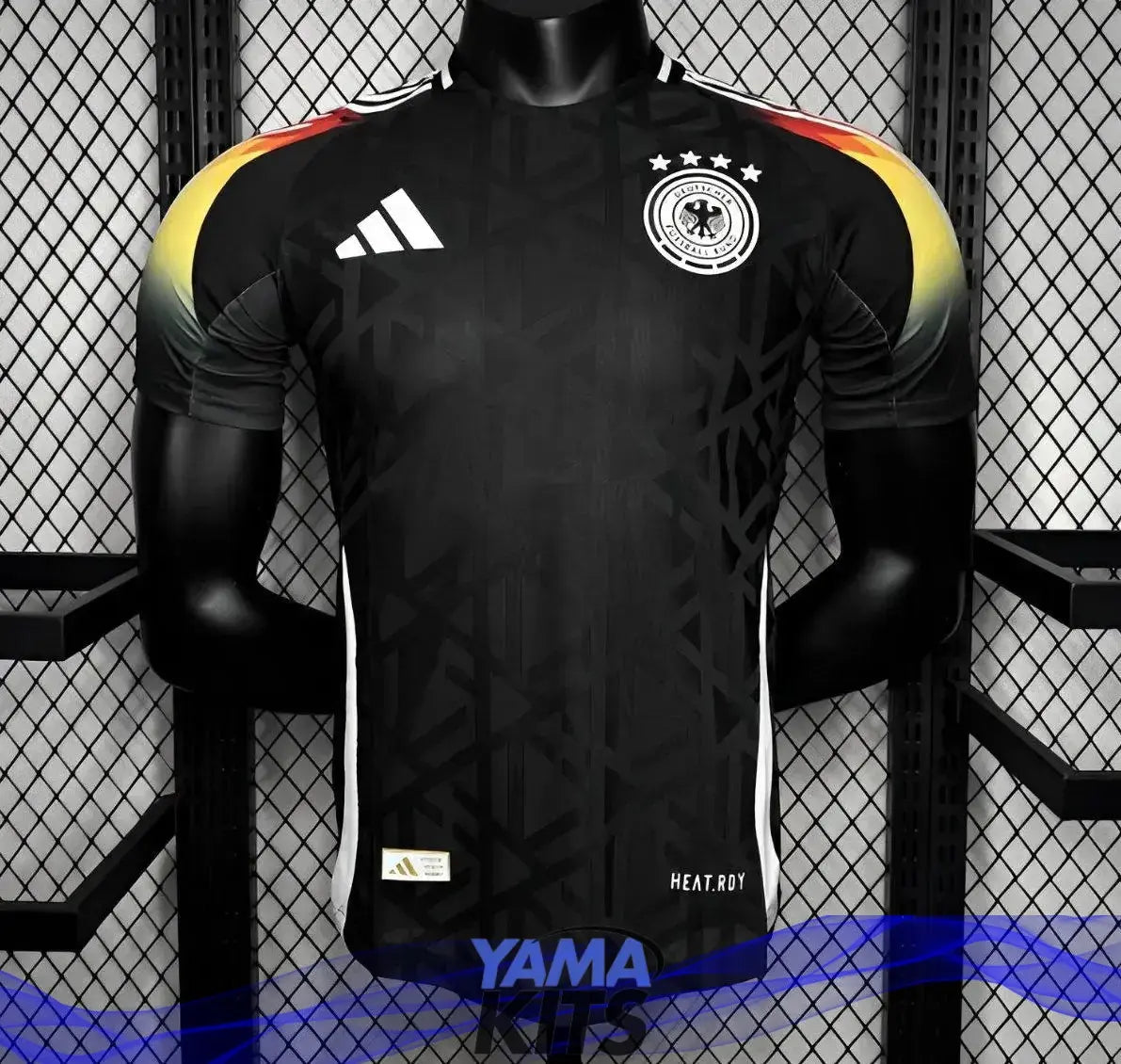 Maillot Allemagne Entrainement "Noir" 2024/2025 Version Player