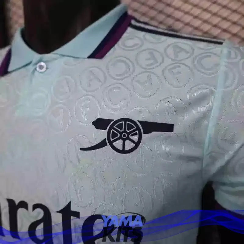 Maillot Arsenal concept "Bleu ciel" 2025/2026 Version Player YamaKits