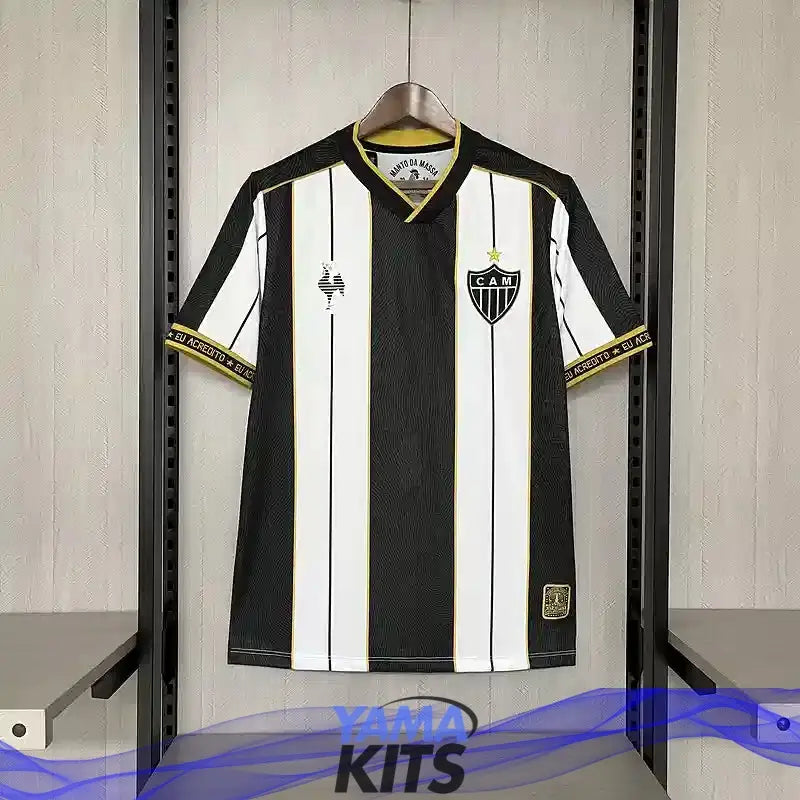 Maillot Atlético Mineiro concept "Blanc,Noir" 2025/2026 YamaKits Foot