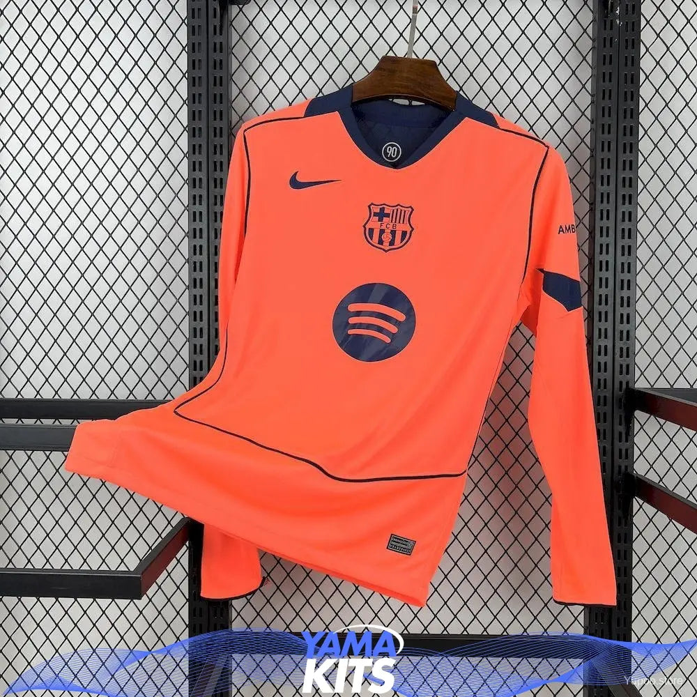 Maillot Barcelone Third Manches Longues 2025/2026 Classic Shirtss