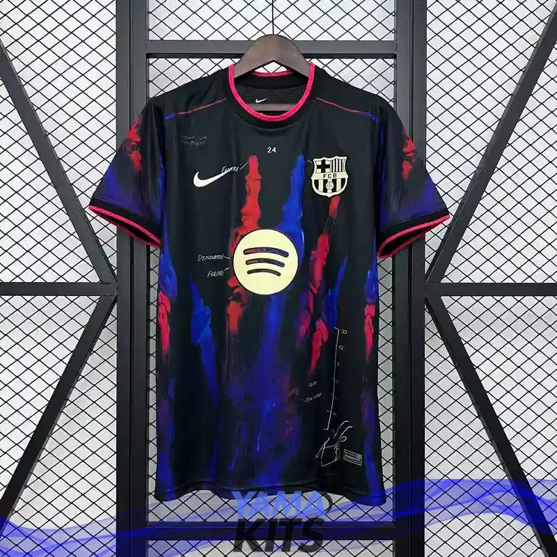 Maillot Barcelone concept "Noir" 2025/2026 YamaKits Foot