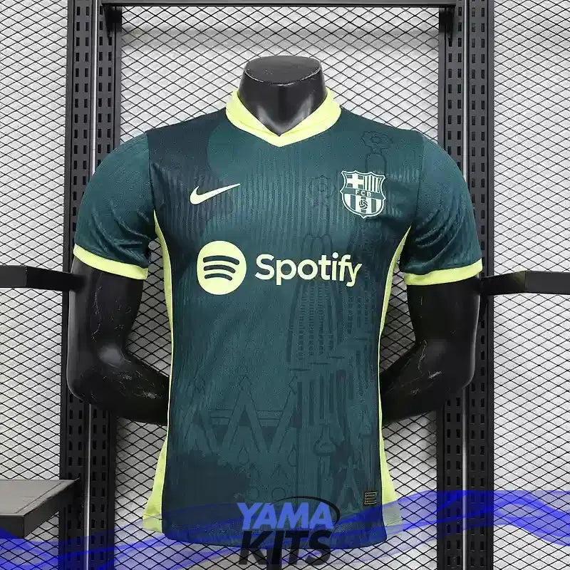 Maillot Barcelone concept "Vert" 2025/2026 Version Player YamaKits Foot