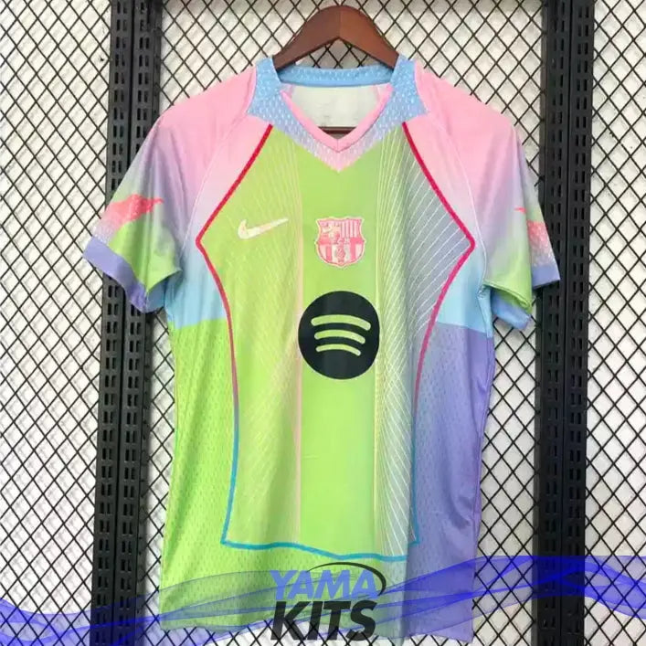 Maillot Barcelone concept "jaune,rose" 2025/2026 YamaKits Foot
