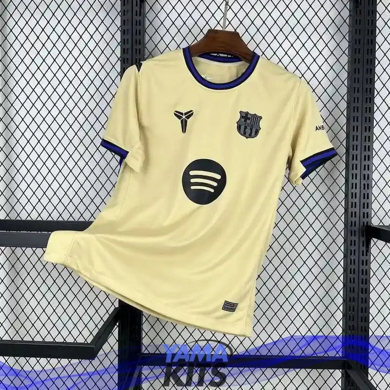 Maillot Barcelone extérieur "beige" 2025/2026 YamaKits Foot